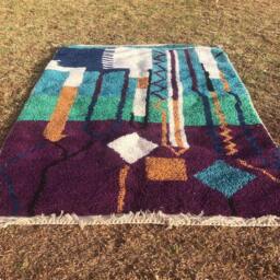 Custom Moroccan Runner Rug Berber Rug, Beni Ourain Handmade Wool Boho Rugs, Morocco Rug Runner, Colorful Rugs - thumbnail 2