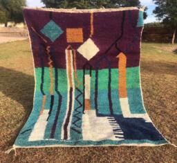 Custom Moroccan Runner Rug Berber Rug, Beni Ourain Handmade Wool Boho Rugs, Morocco Rug Runner, Colorful Rugs - thumbnail 1
