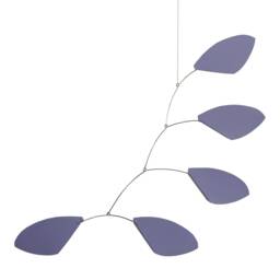 Hope Style Purple Leaves Abstract Modern Hanging Mobile Gift - Kinetic Art Free Us Shipping