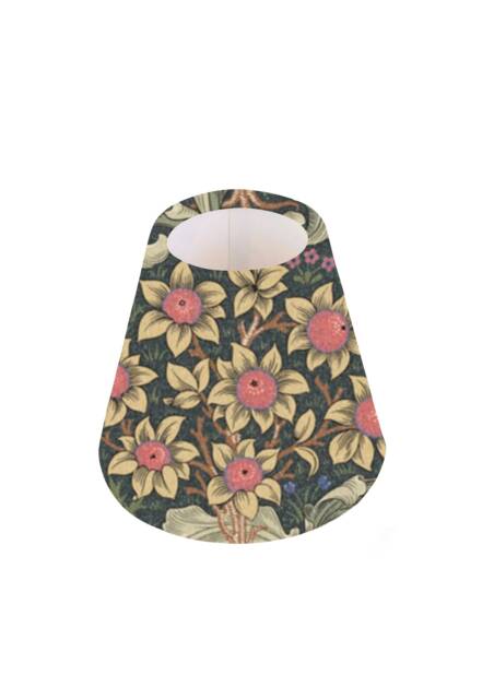 Handmade William Morris Candle Shade - Orchid Nightshade Floral Lamp - image 1