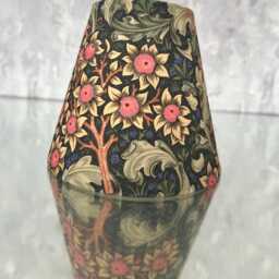 Handmade William Morris Candle Shade - Orchid Nightshade Floral Lamp - thumbnail 3