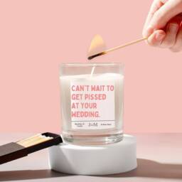Engagement Candle. Funny Wedding Gift. Cheeky Engagement - thumbnail 1