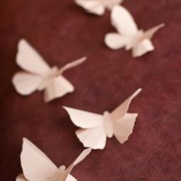 3D Wall Butterflies Pale Pink Butterfly Art For Baby Girls Room Nursery Decor - thumbnail 2