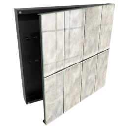 Modern Elegance Key Cabinet For Home, Beige Box Wall, Textures, Lovers Of Interiors - thumbnail 1