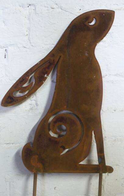 Lunar Hare, Star Gazing Hare, Garden Art