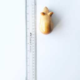 Hand Carved Ash Wood Mouse Figurine Minimalist Sculpture - thumbnail 4