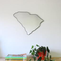 South Carolina Mirror/Wall State Outline Silhouette Sc Charleston Columbia Shape Art - thumbnail 3