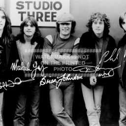 Ac/Dc Band Signed Printed Autograph Print Photo Framed Option Tour Music Acdc - thumbnail 3