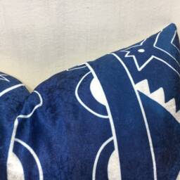 Velvet Ikat Pillow Cover, Handwoven Silk Blend, Decorative Accent - 16x24 - thumbnail 2