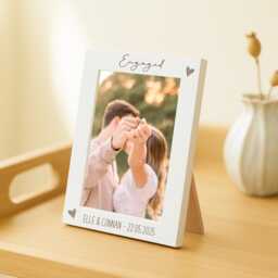 Engagement Photo Frame 7x5 - Gift For Engaged Couple Idea Proposal Picture Keepsake Fianc??/Fianc??e - thumbnail 4