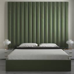Personalized/Custom Made - Upholstered Twin/Double/Queen/King Headboards Bedroom Headboard Wall Panels-Wall Art-Wall Decor-Easy To Install - thumbnail 4