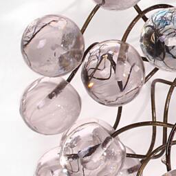 Ceiling Mount Light With Clear Transparent Bubbles For Bathroom, Hall Entrance Or Room - thumbnail 4