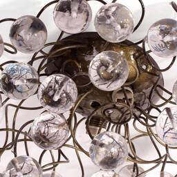 Ceiling Mount Light With Clear Transparent Bubbles For Bathroom, Hall Entrance Or Room - thumbnail 3