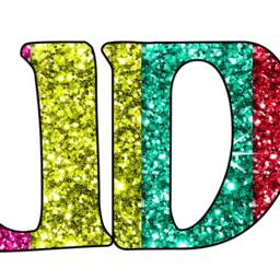 Glitter Rainbow Personalized Girls Room Wall Sticker Custom Name Removable Decal Home Decor Art Mural - thumbnail 2