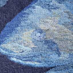 Handwoven Fish Tapestry Earth Tones Woven Wall Art - thumbnail 3