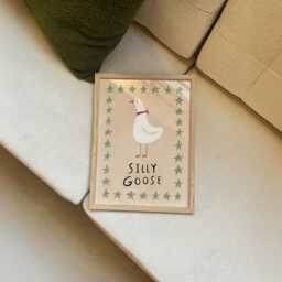 Silly Goose Unframed Print - Nursery Wall Art Playroom Prints Poster - thumbnail 1