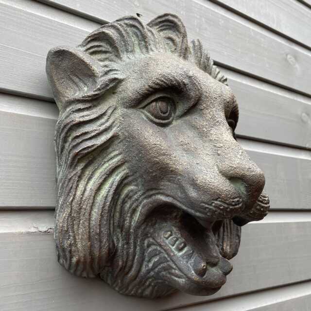 Nemean Lion Head Fountain Mask Wall Plaque - image 1