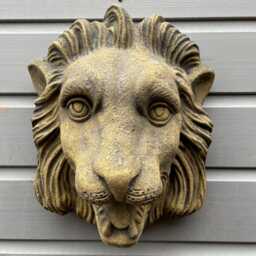 Nemean Lion Head Fountain Mask Wall Plaque - thumbnail 2