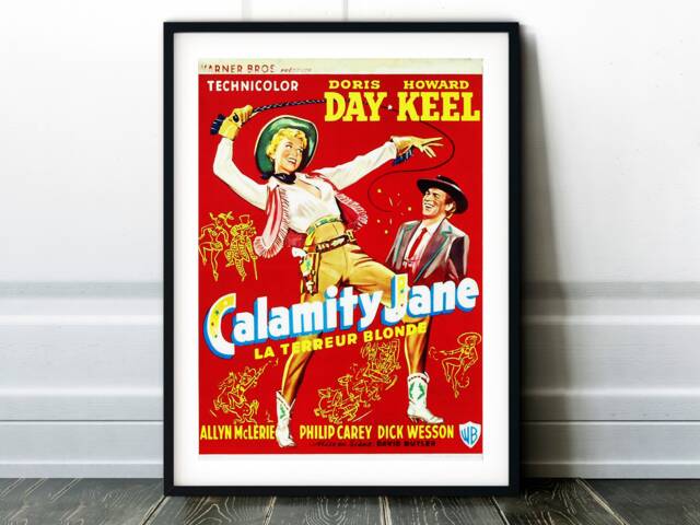 Calamity Jane Movie - Doris Day Print Poster