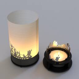 Dancing Premium Gift Box - Silhouette Motif Candle with Beautiful Shadow Play For Dance Enthusiasts Perfect Idea - thumbnail 4