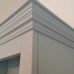 7Ft Media Wall Unit - Painted Any Farrow & Ball Colour Bespoke Tv Space Sizing Large Living Room Cabinet - thumbnail 4
