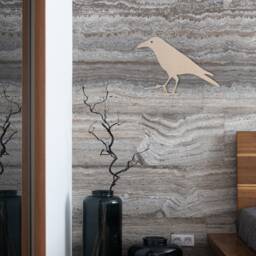 Unfinished Crow Wood Cutout Diy Wall Decor, Craft Shape - thumbnail 4