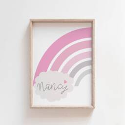 Set Of 3, Sisters Make The Best Friends Print Set, Sister Bedroom Prints, Big Sis Lil Sis, Wall Art, Pink Grey, Sibling Pink - thumbnail 3