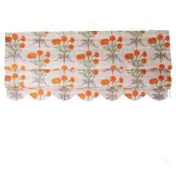 Scallop Roman Shade Custom Nursery Blinds, Girls Room Window Treatment