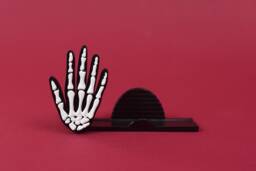Hand Bone Business Card Holder Medical Office Decor