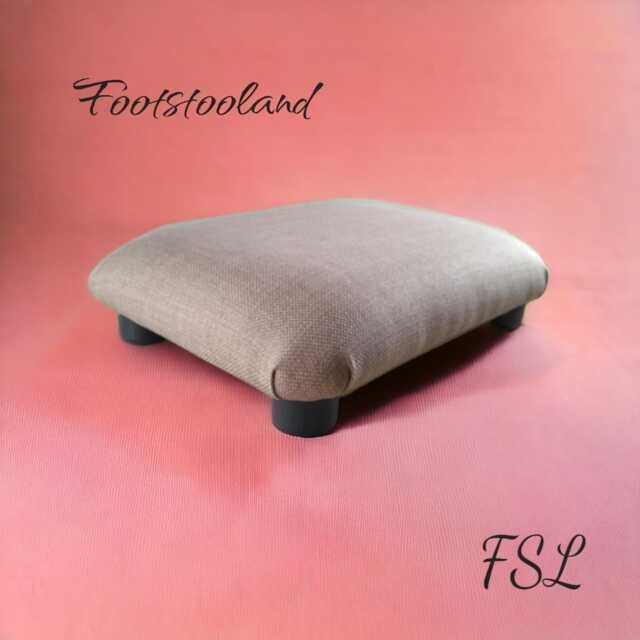 Handmade Low Footstool Under Desk Footrest, Bed Step Stool. Ud - image 1