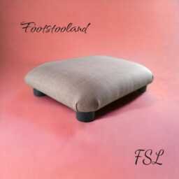 Handmade Low Footstool Under Desk Footrest, Bed Step Stool. Ud - thumbnail 1