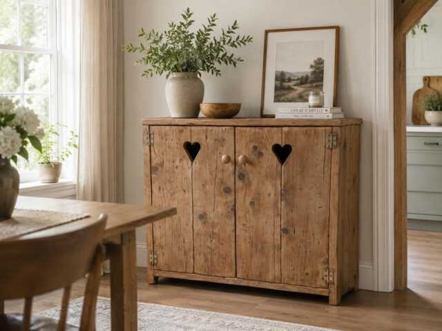 Handmade Sideboard Kitchen Unit Storage Cupboard Cabinet Rustic Reclaimed Wood Dresser Bathroom Washstand - image 1
