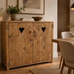 Handmade Sideboard Kitchen Unit Storage Cupboard Cabinet Rustic Reclaimed Wood Dresser Bathroom Washstand - thumbnail 2