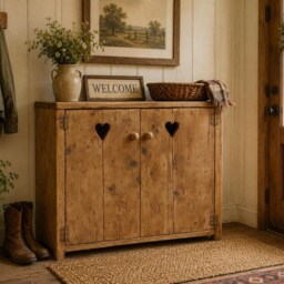 Handmade Sideboard Kitchen Unit Storage Cupboard Cabinet Rustic Reclaimed Wood Dresser Bathroom Washstand - thumbnail 3