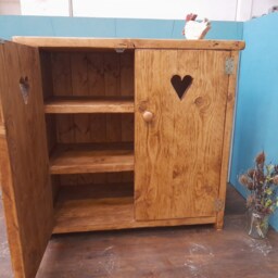 Handmade Sideboard Kitchen Unit Storage Cupboard Cabinet Rustic Reclaimed Wood Dresser Bathroom Washstand - thumbnail 3