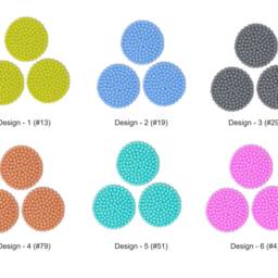 Wool Felt Ball Chair Pad - Handmade Round Cushion For Dining Room Chairs Colorful Seat Pads - thumbnail 3