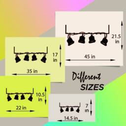 In-Style Decals Wall Vinyl Decal Art Sticker Stage Lighting Lights Floodlight Music Studio Bedroom Removable Mural Unique Design 1323 - thumbnail 2