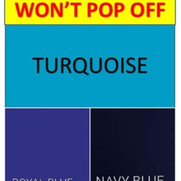 Won't Pop Off Sheets For Queen Deep Pocket, Adjustable, Regular, Pillow Top, Turquoise, Royal Blue, Navy Blue - thumbnail 2