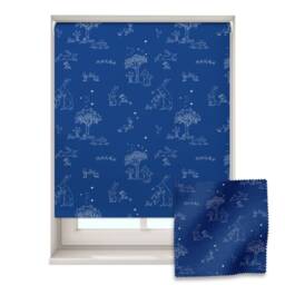 Blue Night Time Hare Roller Blind, Nursery Roller Blind, Guess How Much I Love You, Made To Measure, Blackout Blind