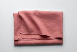 Pink Linen Beach Towel, Lightweight Travel Sarong, Eco-Friendly