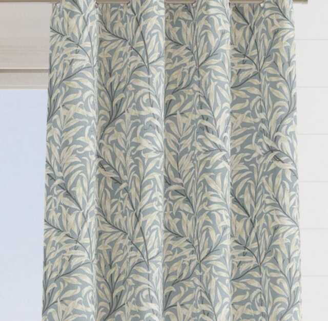 Custom Made William Morris Willow Bough Pebble Blackout/Lining Curtains Pinch /Triple/Double Pleat - image 1