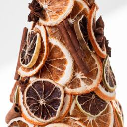 Dried Orange Christmas Tree - Natural Ornament Oranges Decorative Unique Decor - thumbnail 3