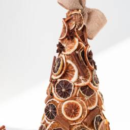 Dried Orange Christmas Tree - Natural Ornament Oranges Decorative Unique Decor - thumbnail 2