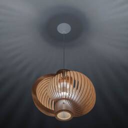 "Birch Plywood Pendant Lamp ""Mystery 350" - thumbnail 2