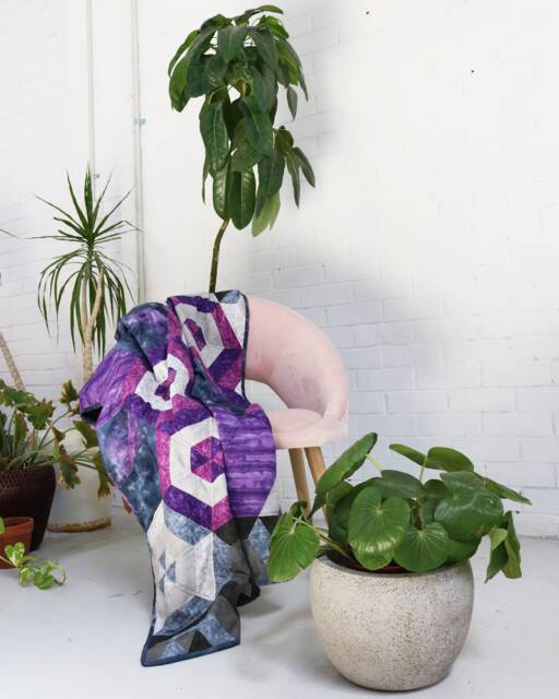 Patchwork Quilt, Lounge Throw, Handmade Soft Furnishing - image 1