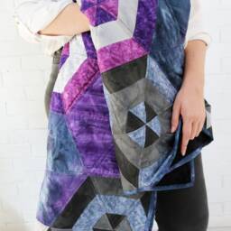 Patchwork Quilt, Lounge Throw, Handmade Soft Furnishing - thumbnail 2