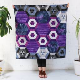 Patchwork Quilt, Lounge Throw, Handmade Soft Furnishing - thumbnail 3