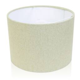 Handmade Herringbone Drum Lampshade, Light Mint Green, Table Or Pendant