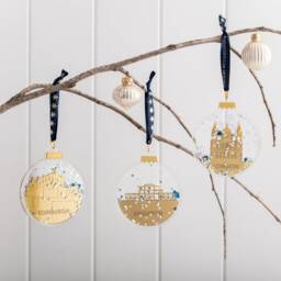 London Shaker Christmas Bauble - thumbnail 4