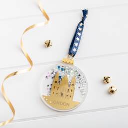 London Shaker Christmas Bauble